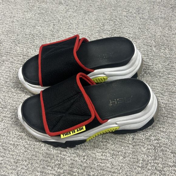 Ash Access Sandals Slides Euro 36 Womens 6 6.5 Slip On Platform Chunky Retro - Picture 5 of 10